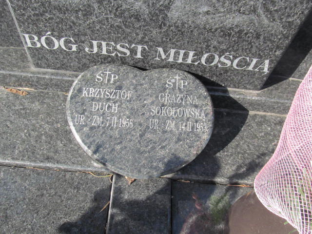 Krzysztof Duch 1956 Chynów - Grobonet - Wyszukiwarka osób pochowanych