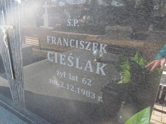 Franciszek Cieślak 1921 Chynów - Grobonet - Wyszukiwarka osób pochowanych