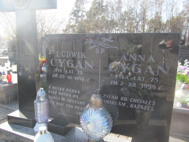 Anna Cygan 1924 Chynów - Grobonet - Wyszukiwarka osób pochowanych