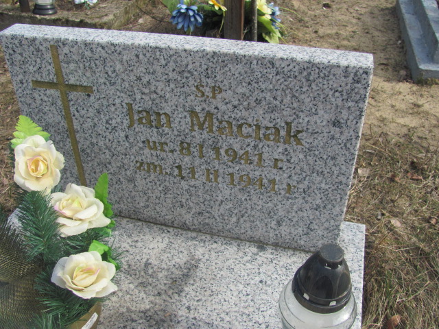 Jan Maciak 1941 Chynów - Grobonet - Wyszukiwarka osób pochowanych