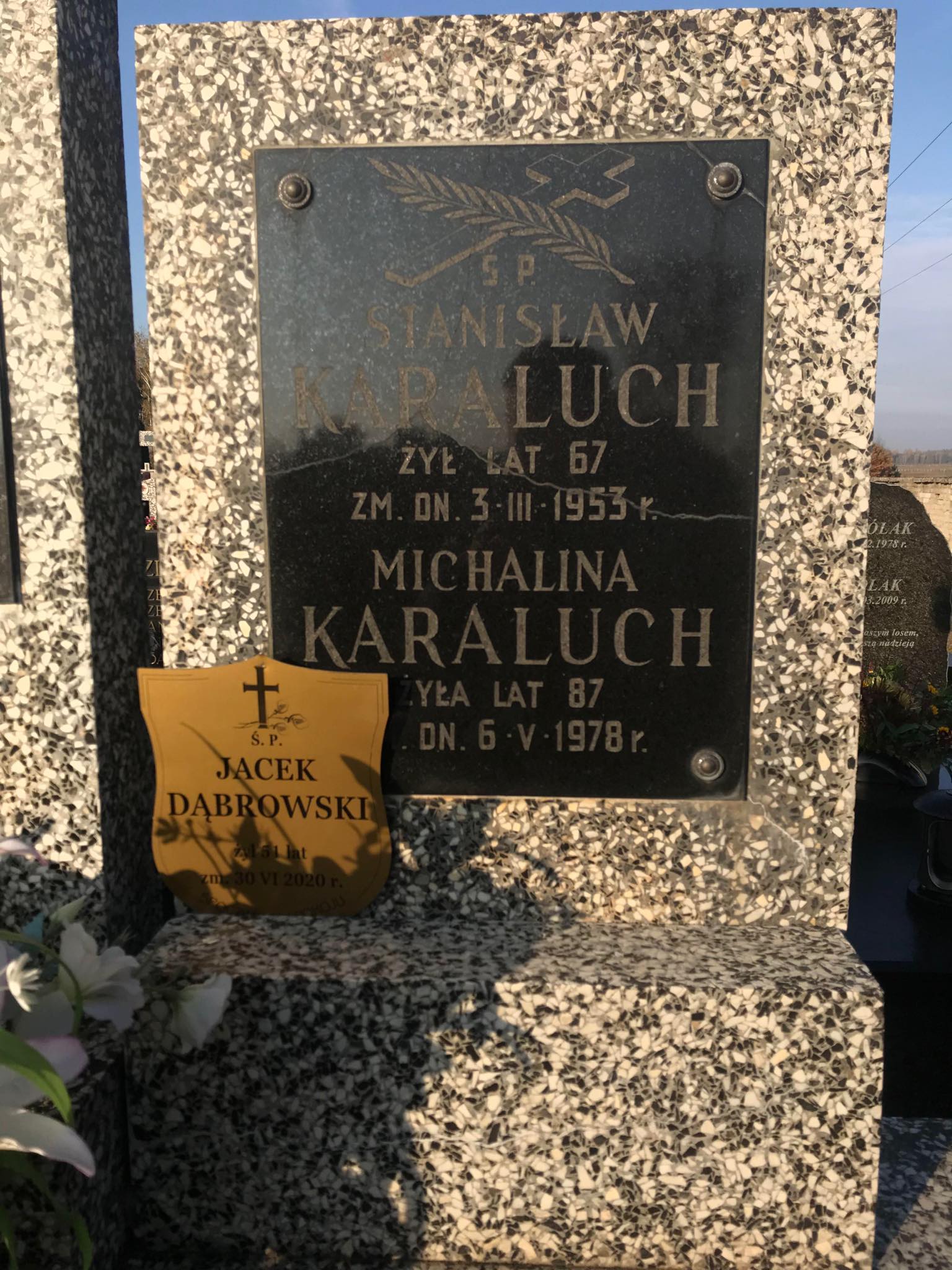 Grób Stanisław Karaluch