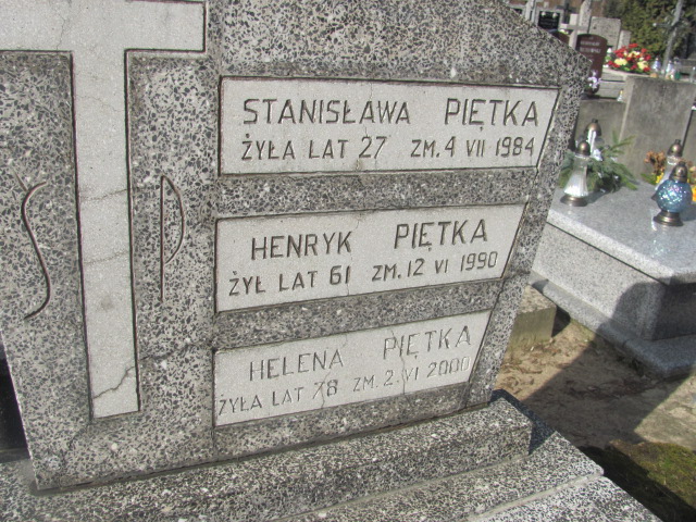 Henryk Piętka 1929 Chynów - Grobonet - Wyszukiwarka osób pochowanych