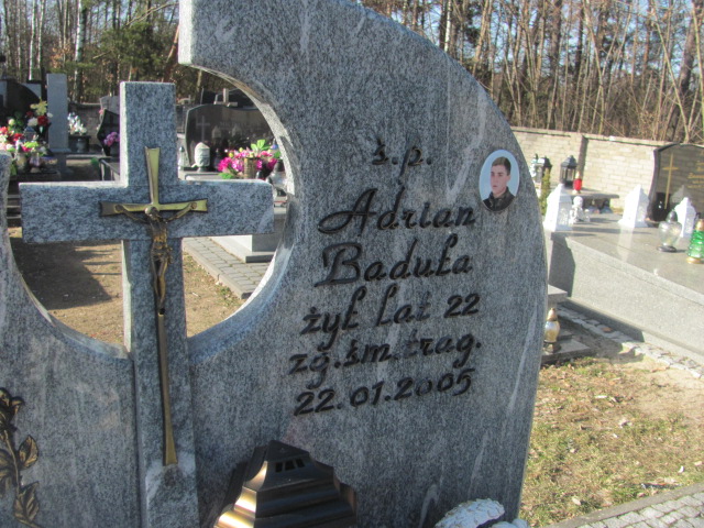 Adrian Kamil Baduła 1982 Chynów - Grobonet - Wyszukiwarka osób pochowanych