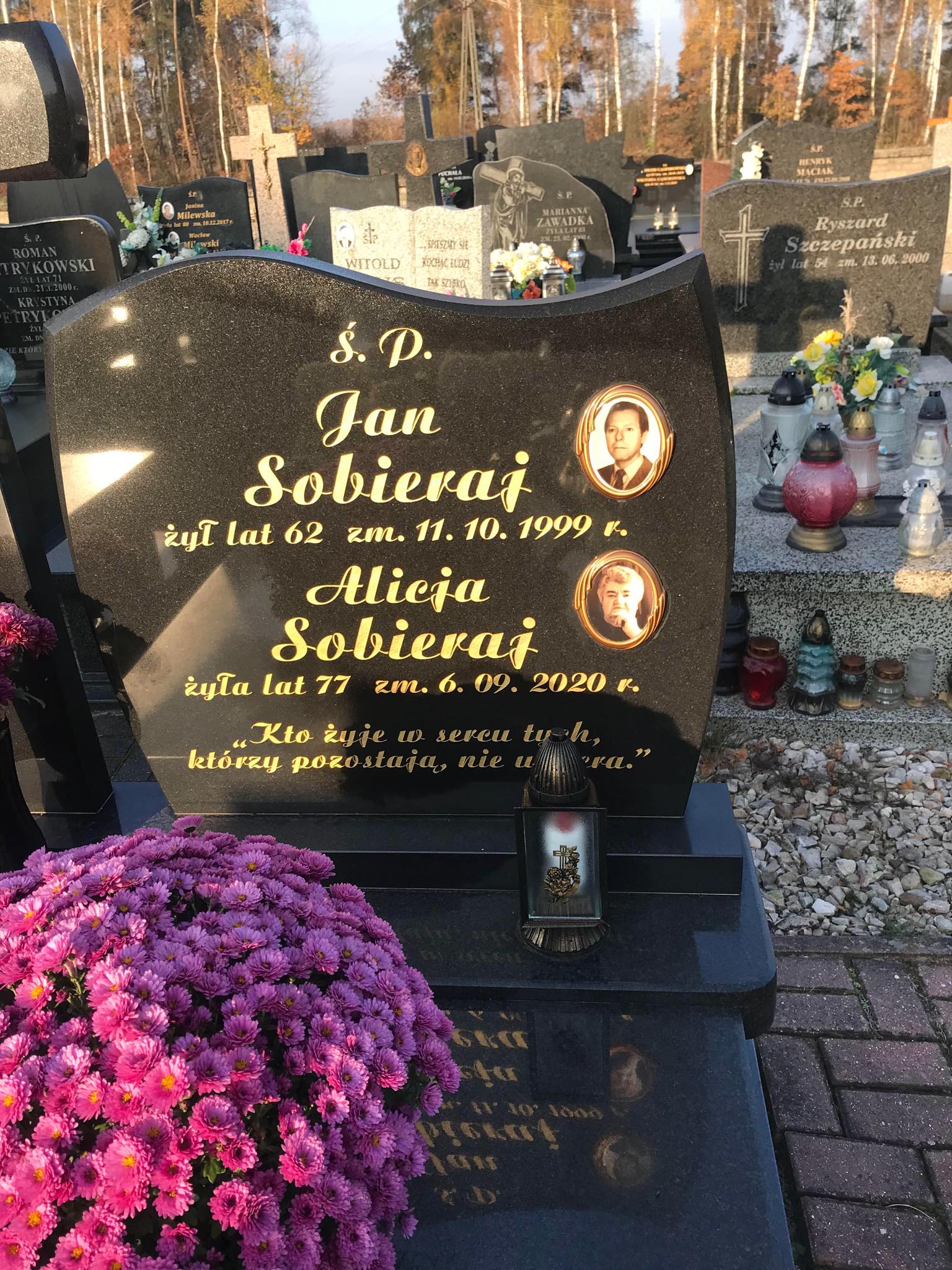 Grób Jan Sobieraj