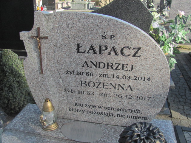 Bożenna Elżbieta Łapacz 1954 Chynów - Grobonet - Wyszukiwarka osób pochowanych